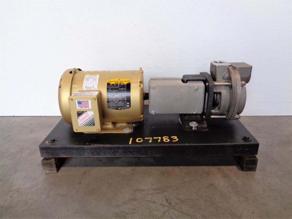 MTH T51E SS Regenerative Turbine Pump, Stainless Steel w/ 1HP Motor